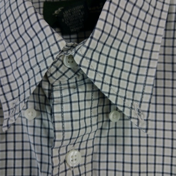 Eddie Bauer Outdoor Outfitter Blue Check Shirt L - Picture 1 of 6
